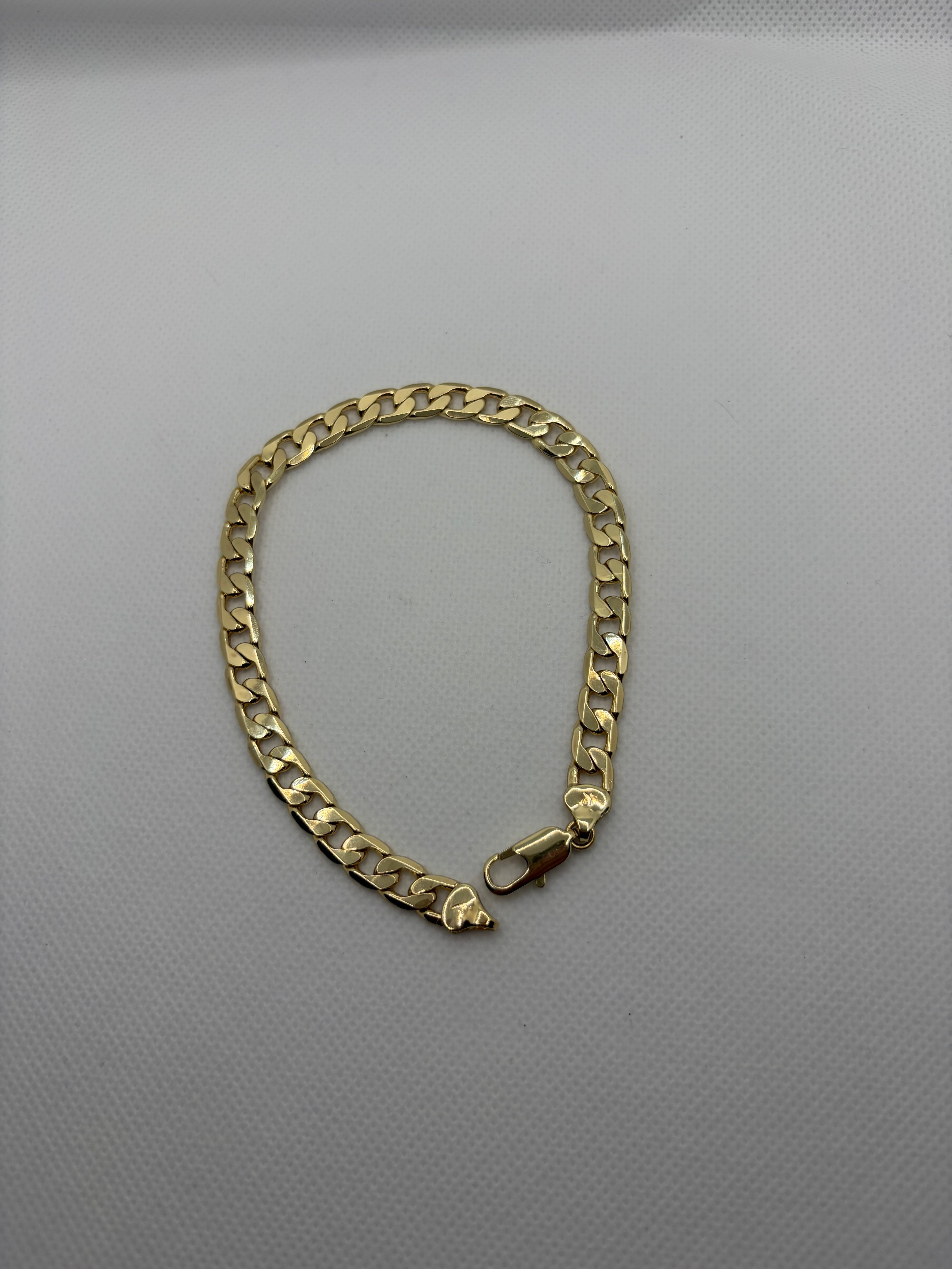 Bold Cuban Link Anklet - Gold