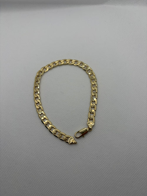 Bold Cuban Link Anklet - Gold