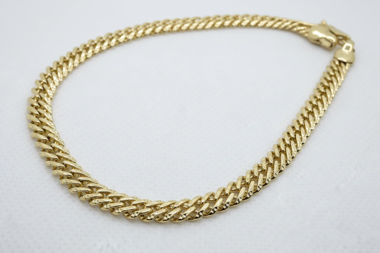 Gold Chain Bracelet - Laminated Gold