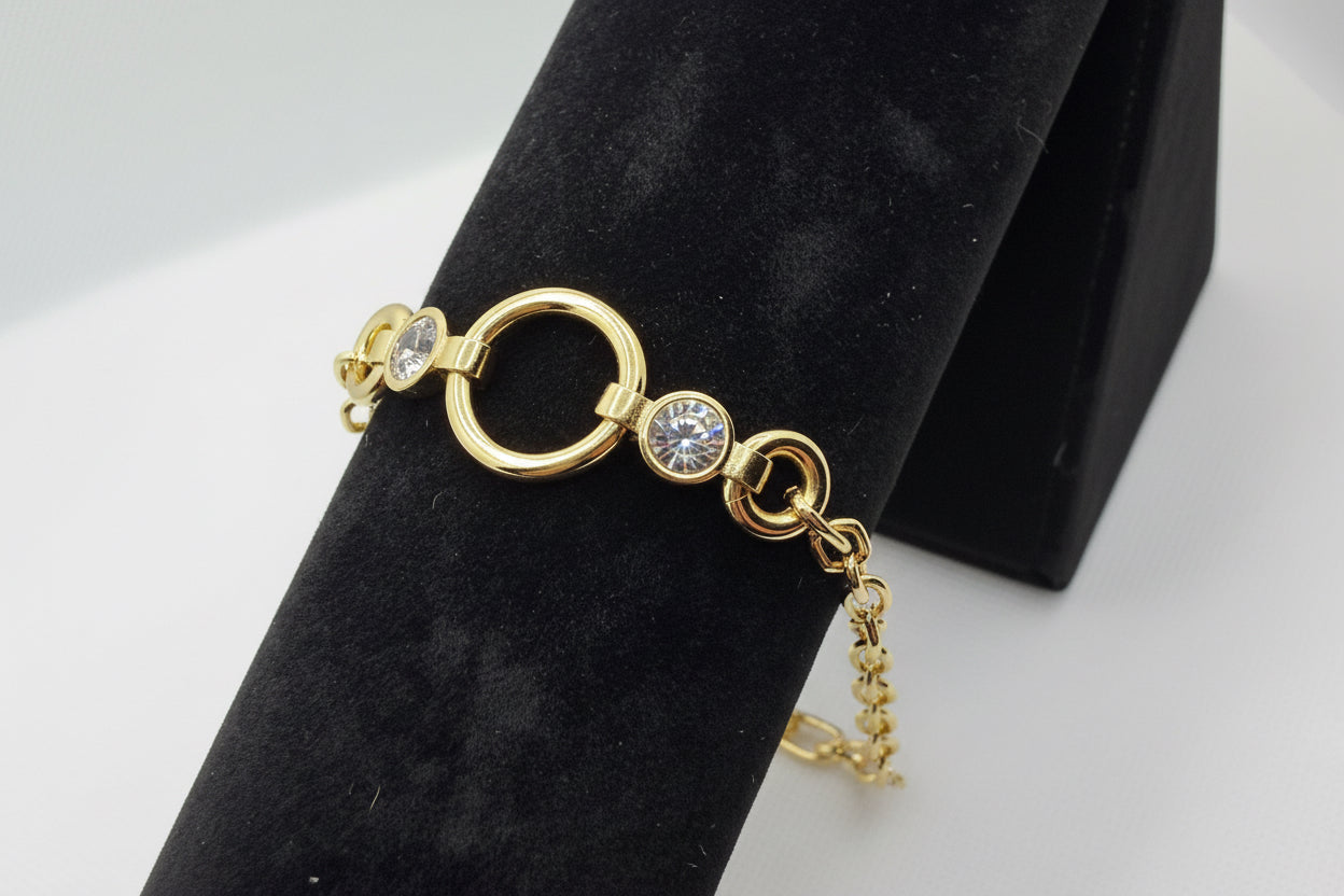 Circle Link Chain Bracelet