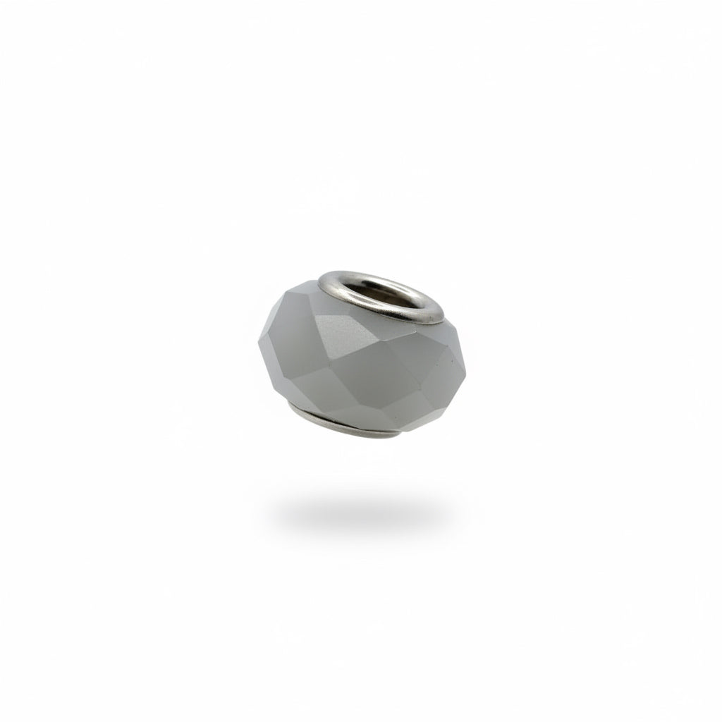 White Glass Charm Separator