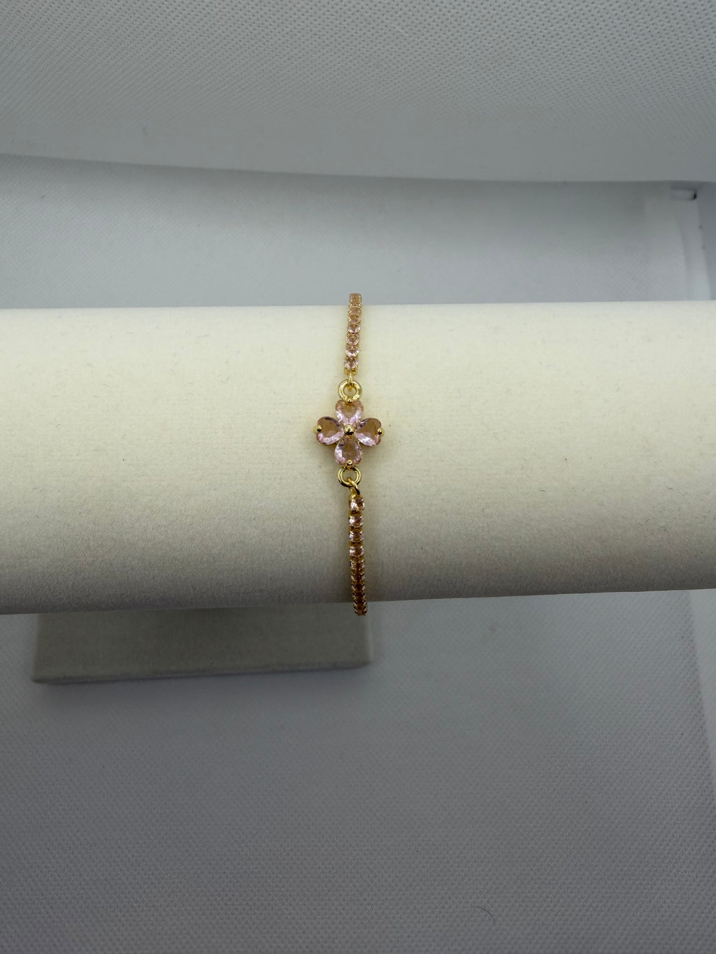 Pink Blossom Tennis Bracelet