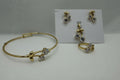 Cherry Blossom Jewelry Set - 4 Pieces