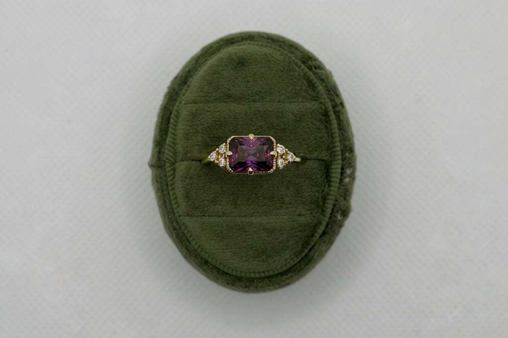 Amethyst Crystal Ring