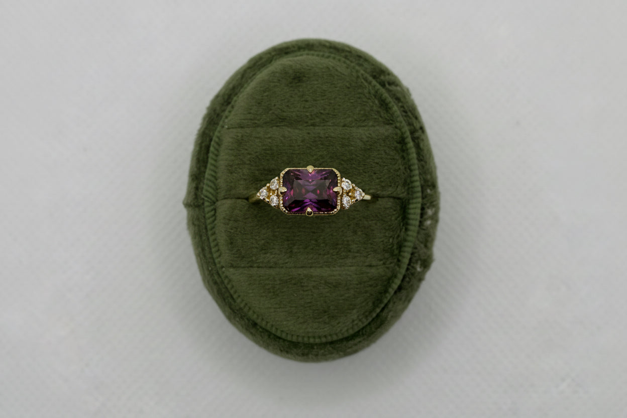 Amethyst Crystal Ring