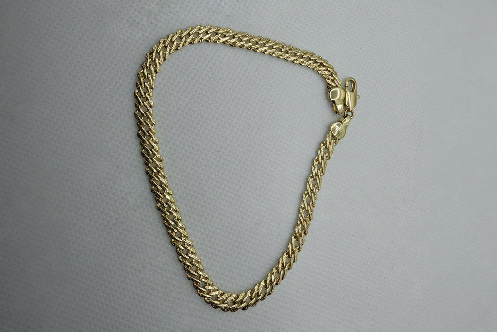 Gold Chain Bracelet - Laminated Gold