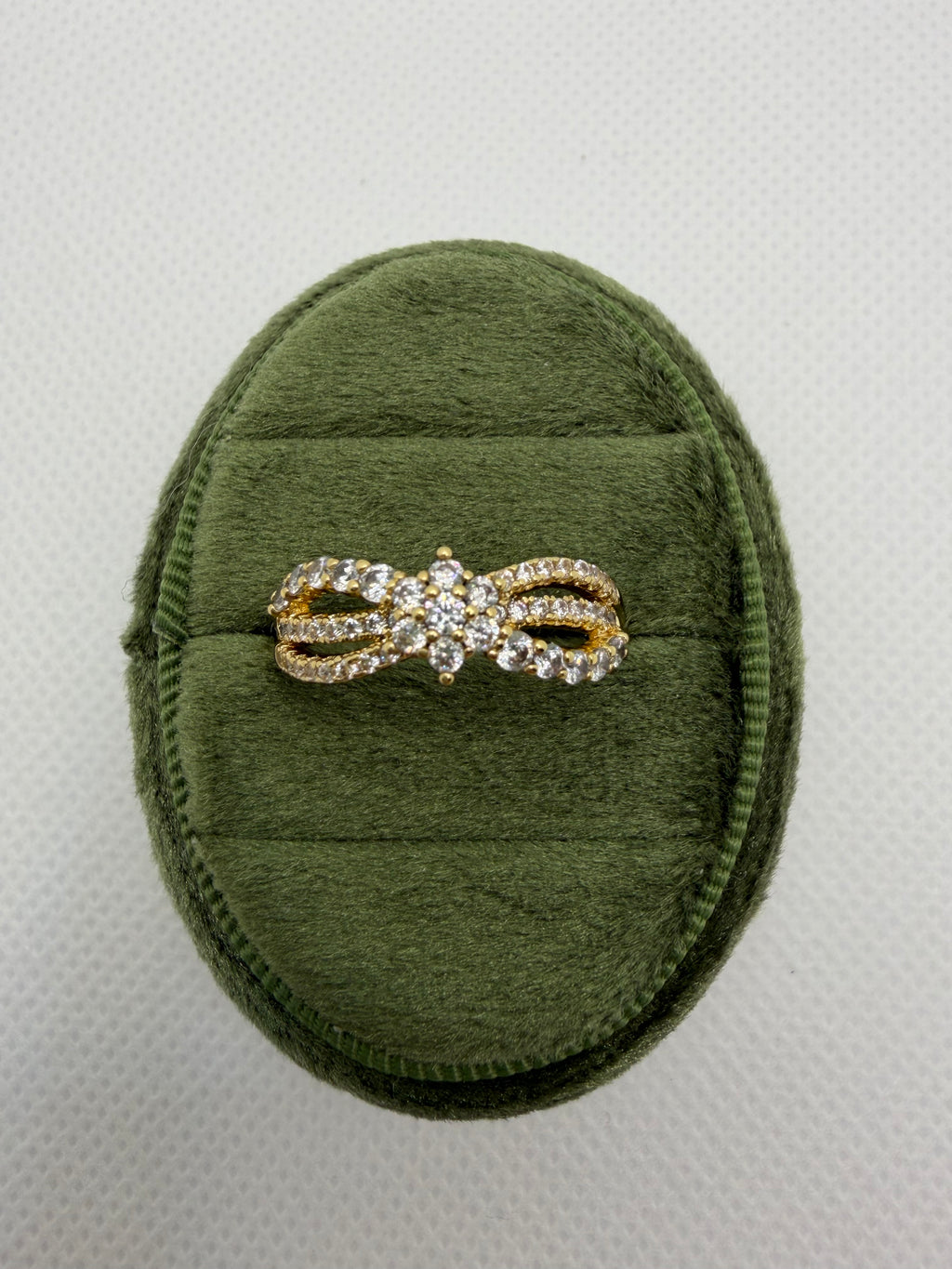 Infinity Crystal Ring
