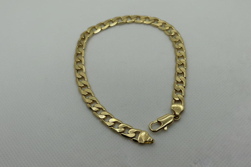 Bold Cuban Link Anklet - Gold