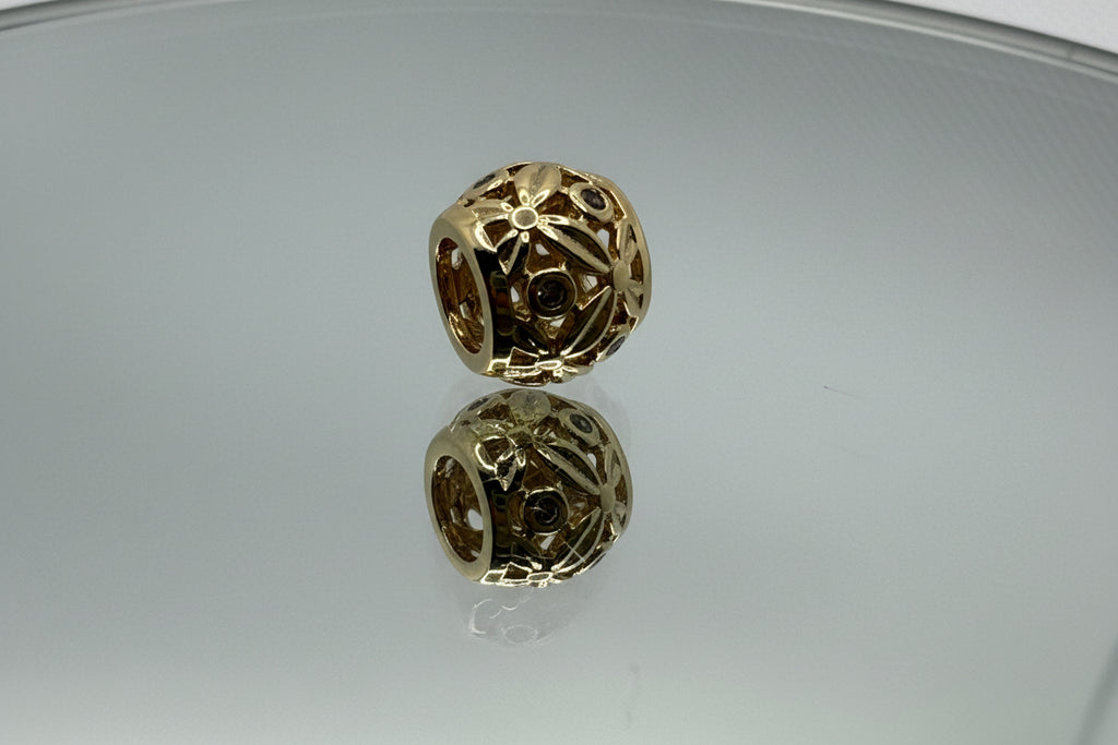 Floral Openwork Separator Bead