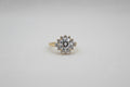 Vintage Halo Engagement Ring