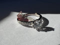 Dazzling Crystal Pavé Silver Ring