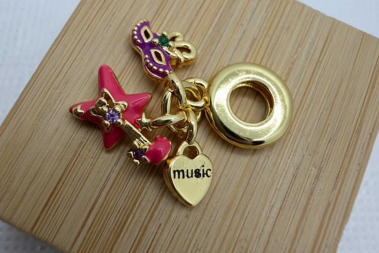 Music & Magic Multi-Charm Bead
