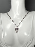 Silver Owl Pendant Necklace