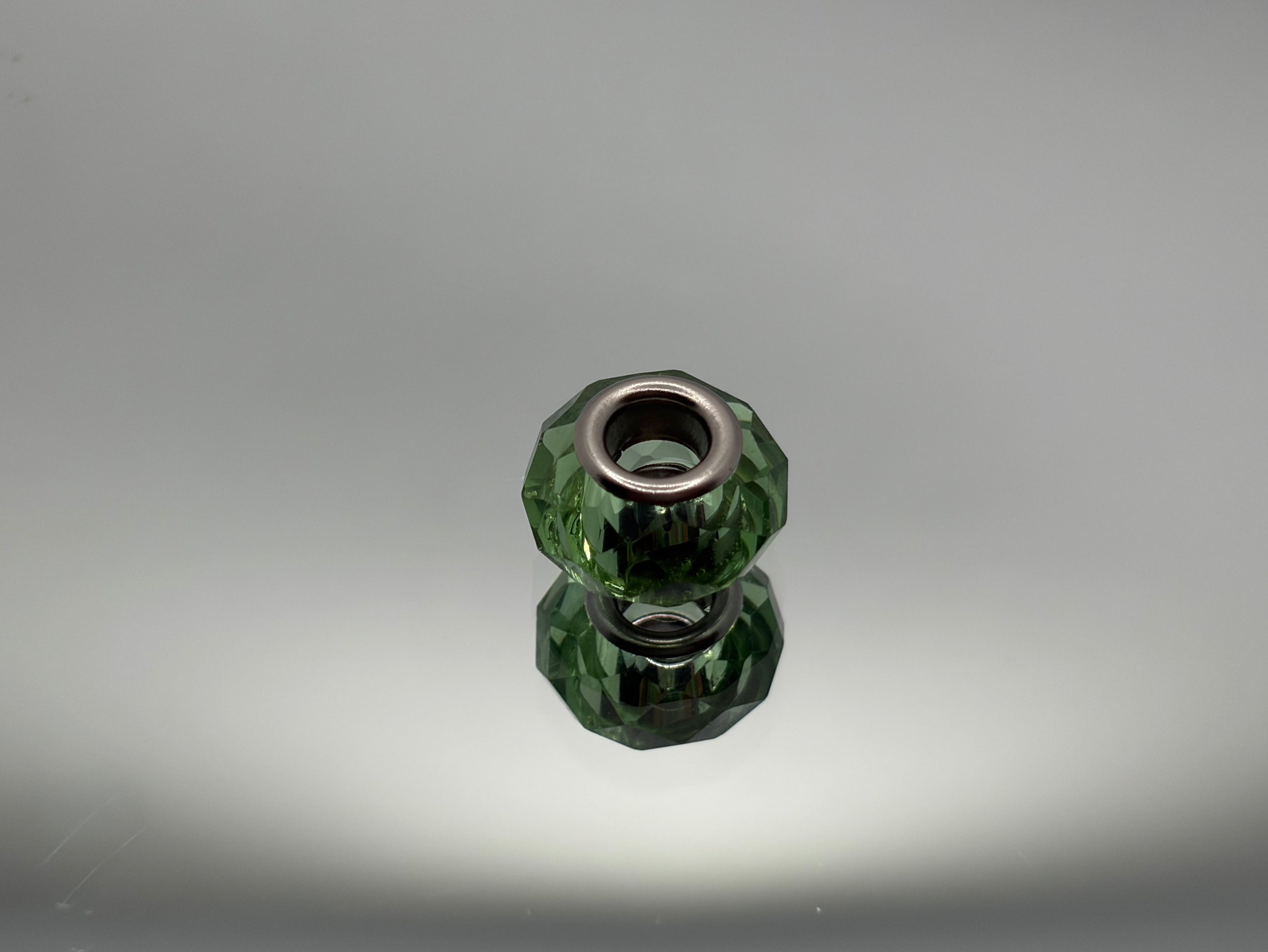 Green Glass Charm Separator