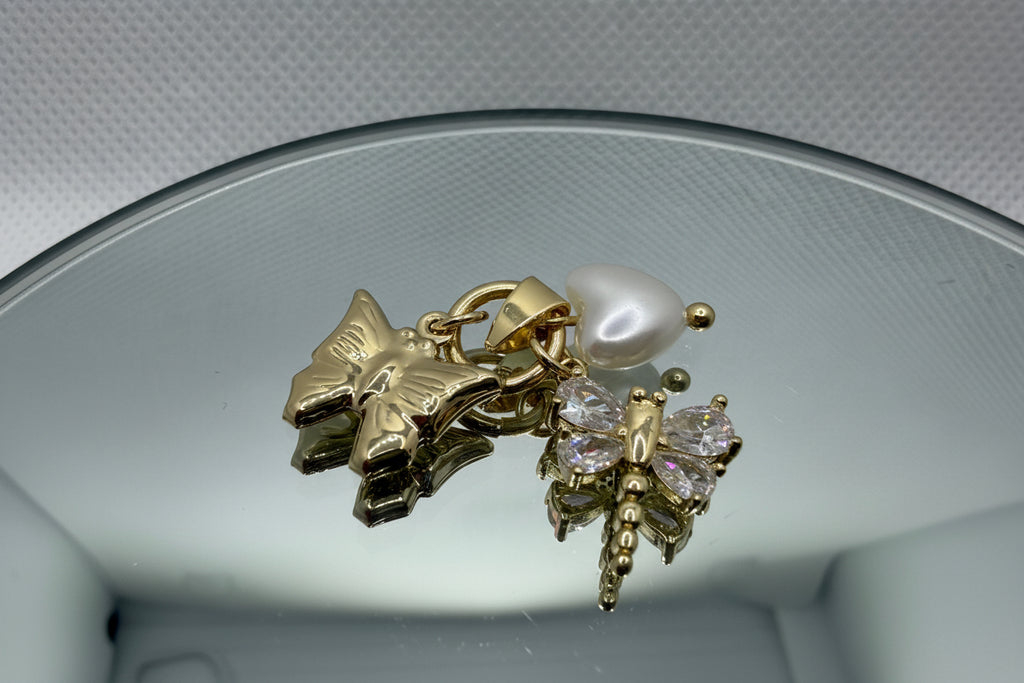 Butterfly & Dragonfly Charm Pendant