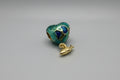 Earth Globe Charm with Airplane