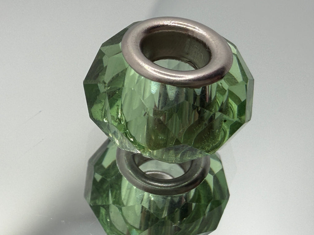 Green Glass Charm Separator