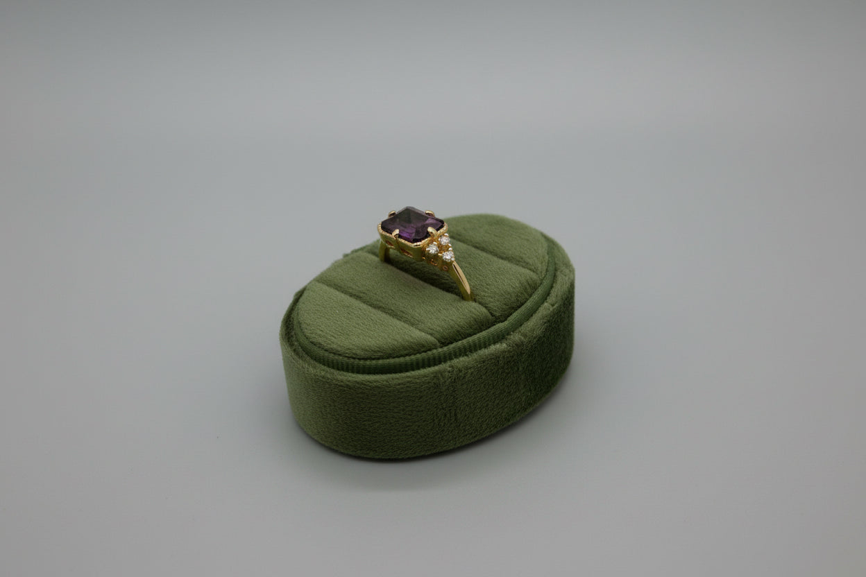 Amethyst Crystal Ring