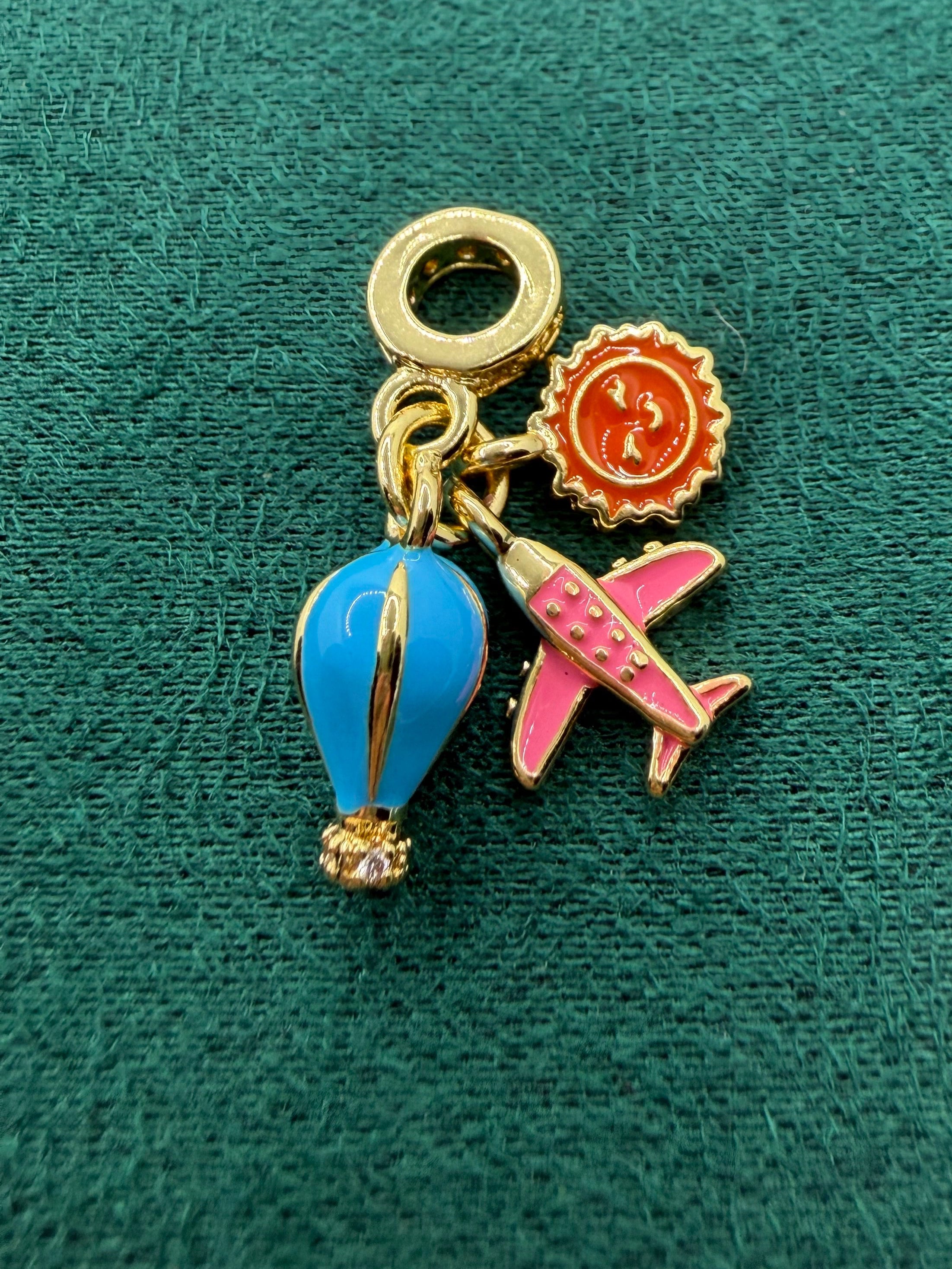 Wanderlust Travel Multi-Charm Bead