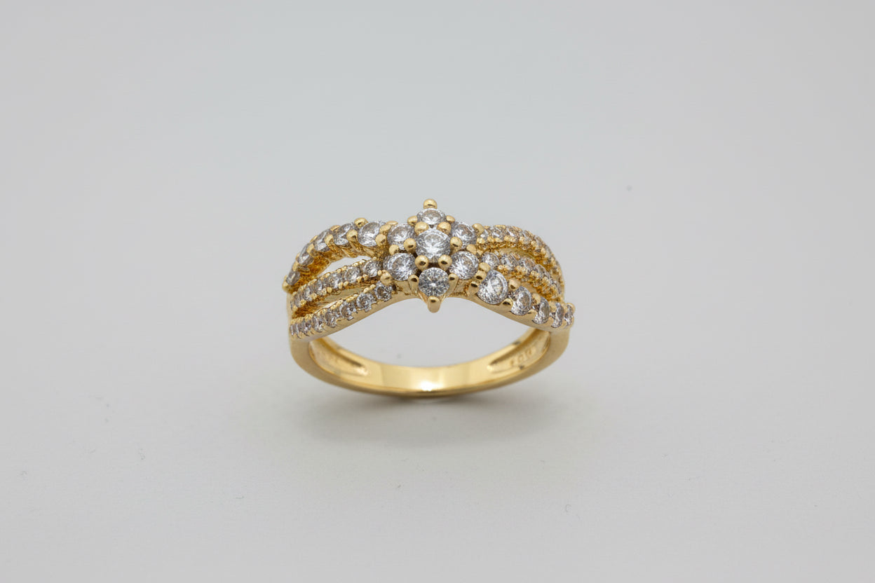 Infinity Crystal Ring