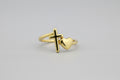 Cross and Heart Faith Ring
