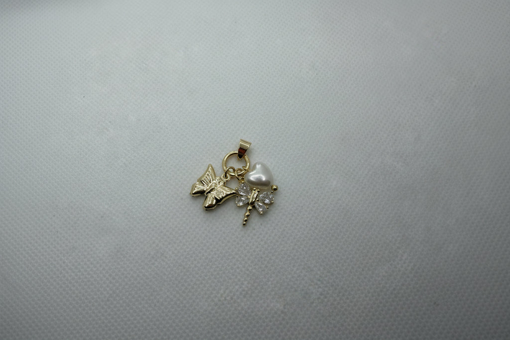Butterfly & Dragonfly Charm Pendant