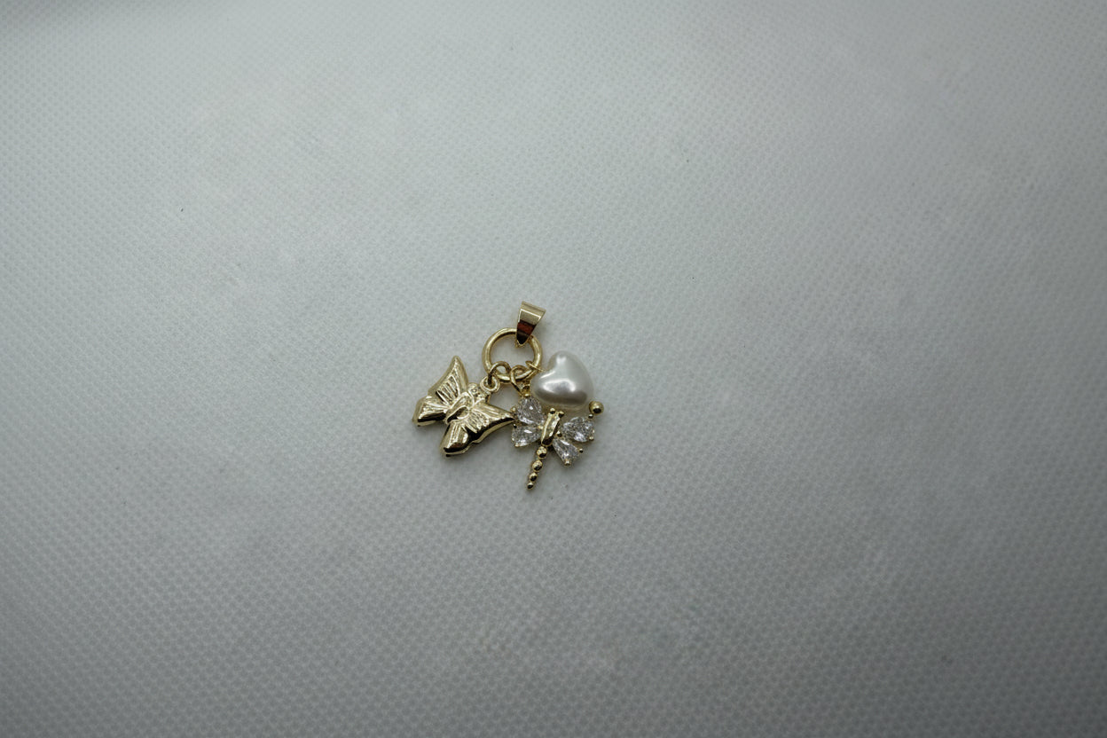Butterfly & Dragonfly Charm Pendant