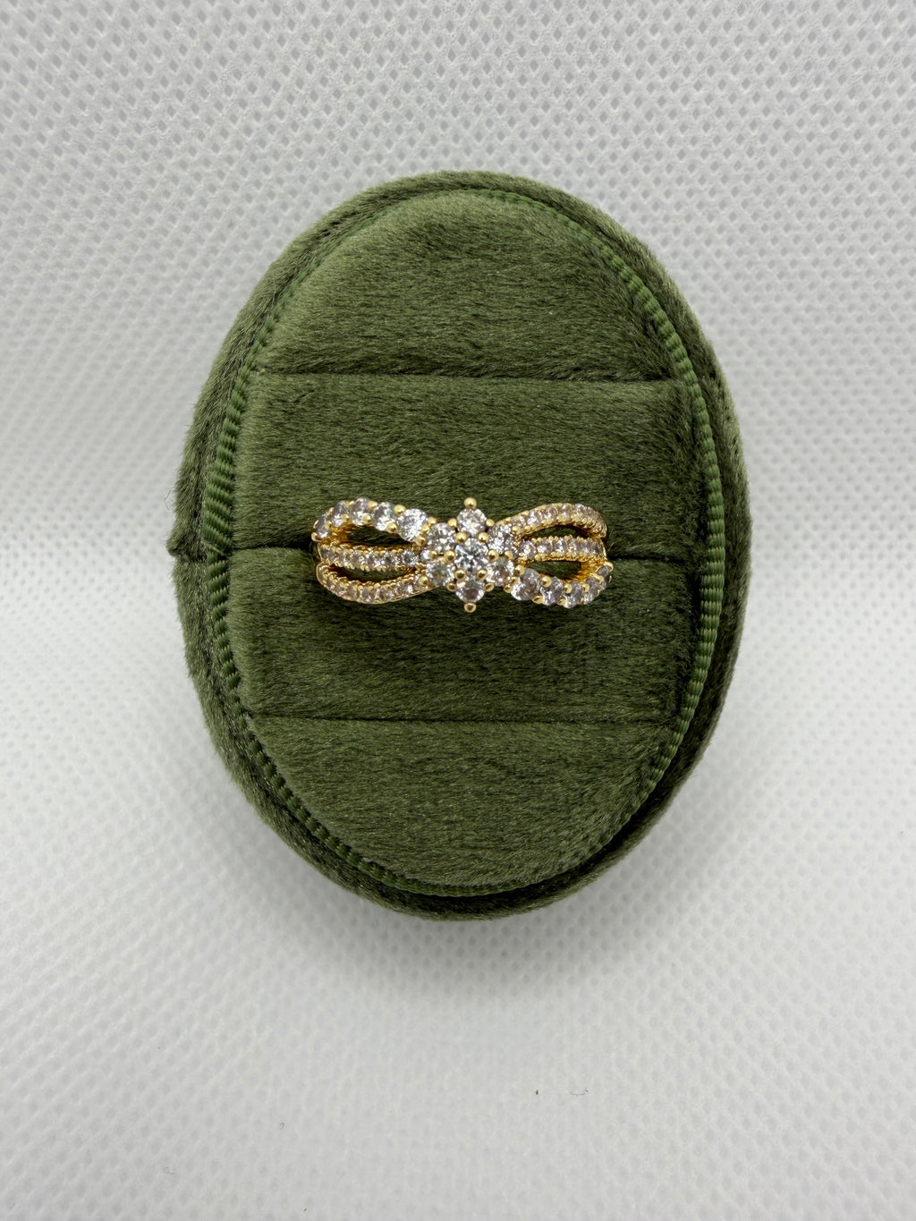Infinity Crystal Ring