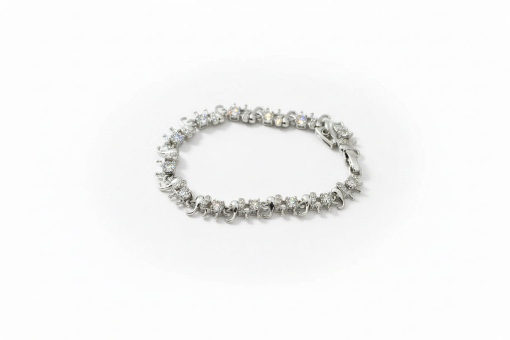 Crystal Elephant Parade Bracelet
