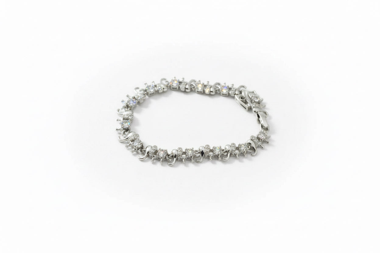 Crystal Elephant Parade Bracelet